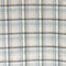 1 Yard Blue Pure Linen Large Plaid 3-Tone Yarn-Dyed Fabric Midweight 58 Inch Width